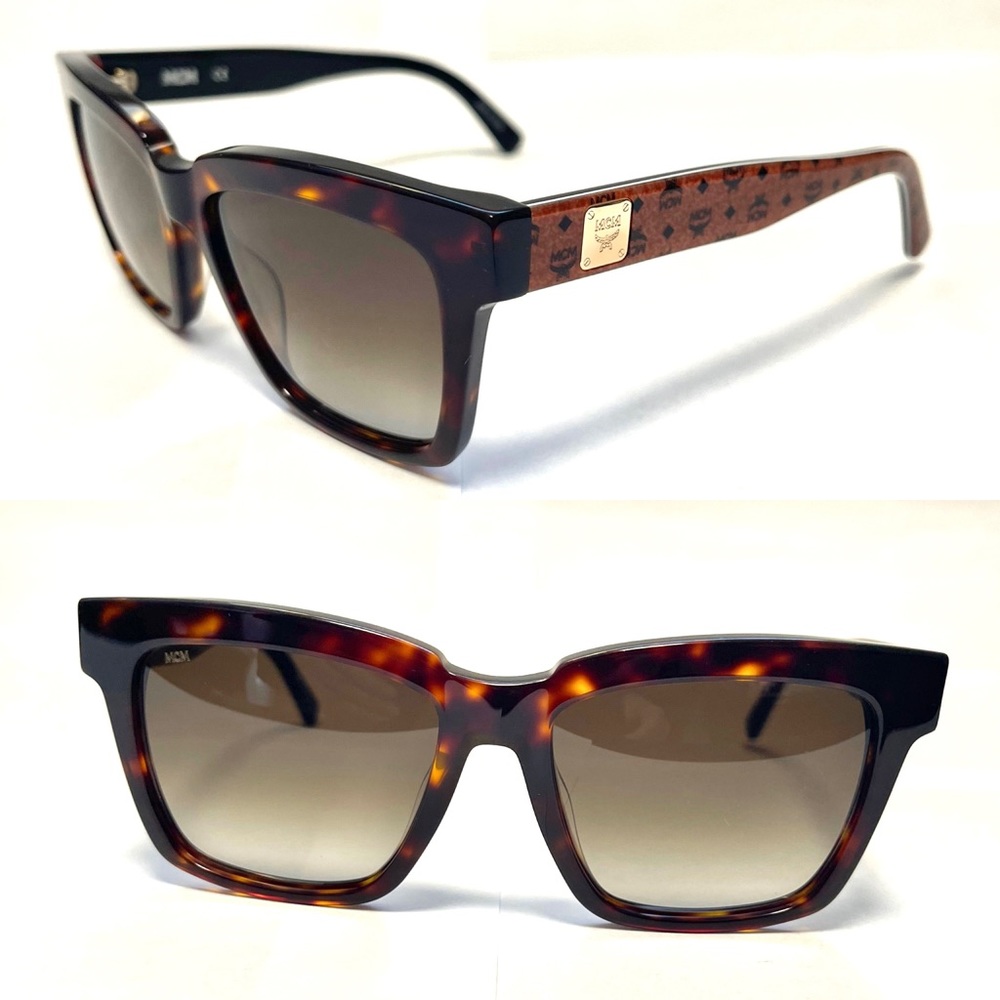 MCM 55mm Rectangle Sunglasses - Picture 5 of 16